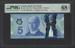 Canada 5 Dollars 2013 BC-69c Uncirculated Grade 68 - Picture 1 of 2