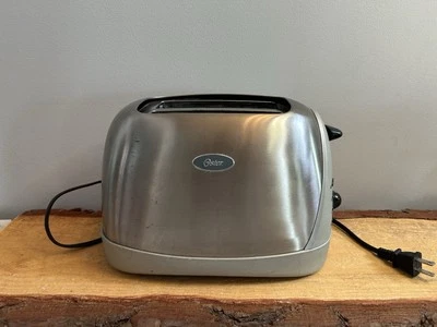 OSTER 2-Slice Pop Toaster Stainless Steel, Brushed Finish,Model 6329. - Image 1 of 4