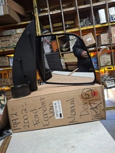 1992-2002 FORD ECONOLINE VAN MANUAL RIGHT SIDE MIRROR - Bild 1 von 3