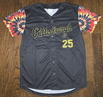 Pittsburgh Pirates Grateful Dead Adult L Jersey SGA 6/30/25 Special Ticket - Image 1 of 4