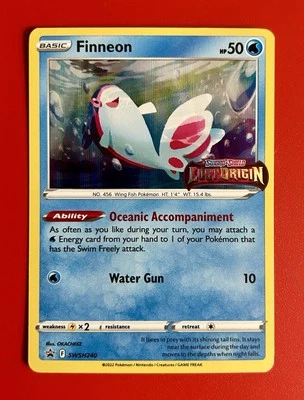 Finneon - (Prerelease) SWSH240 SWSH: Sword & Shield Promo Cards Holo Pokemon - Image 1 of 2