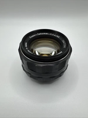 Pentax Super Takumar 50mm F1.4 Lens M42 Vintage Very Clean TESTED - Image 1 of 4