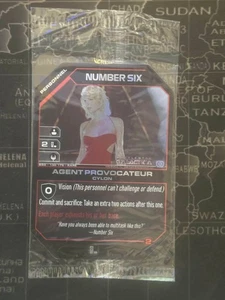 Number Six, Agent Provocateur - FOIL - SEALED - BSG Base Set - Battlestar - Imagen 1 de 6