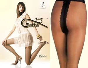 Gatta "ESTELLA" 15 Denier T-Band, Classic Tights ,Semi-Mat - Picture 1 of 7