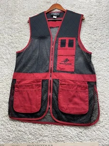 Winchester Women’s Shooting Vest Mesh Pockets Red Size Medium EUC - Picture 1 of 7