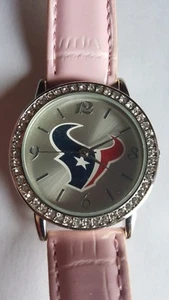 NFL Houston Texans Game Time Pink Watch Band Works - Picture 1 of 4