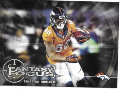 2014 Topps Football Fantasy Focus Demaryius Thomas Broncos - Image 1 of 2