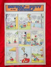 Buttons & Fatty in the Funnies W936 (Whitman, 1927)  Very Good RARE Platinum Age