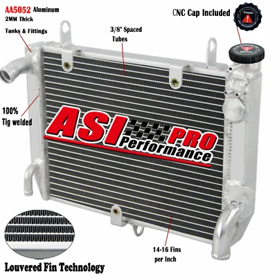 Replacement Aluminum Radiator For 1999-2002 2000 Yamaha YZF R6 5EB US Foto 1 de 4