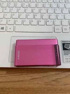 SONY Cyber-Shot DSC-T90 Camera English Language  PINK  White - Picture 1 of 10