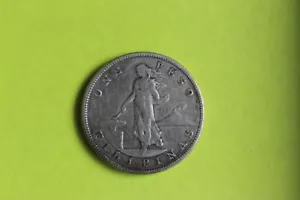 1903 Philippines ONE PESO SILVER COIN - Picture 1 of 2