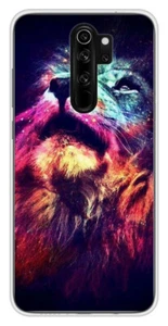 Coque en silicone imprimée compatible Xiaomi Redmi Note 8 Pro Lion swag - Picture 1 of 3
