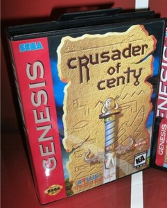 Crusader of Centy Battery Save Game Cartridge For 16 Bit Sega Mega Drive Genesis
