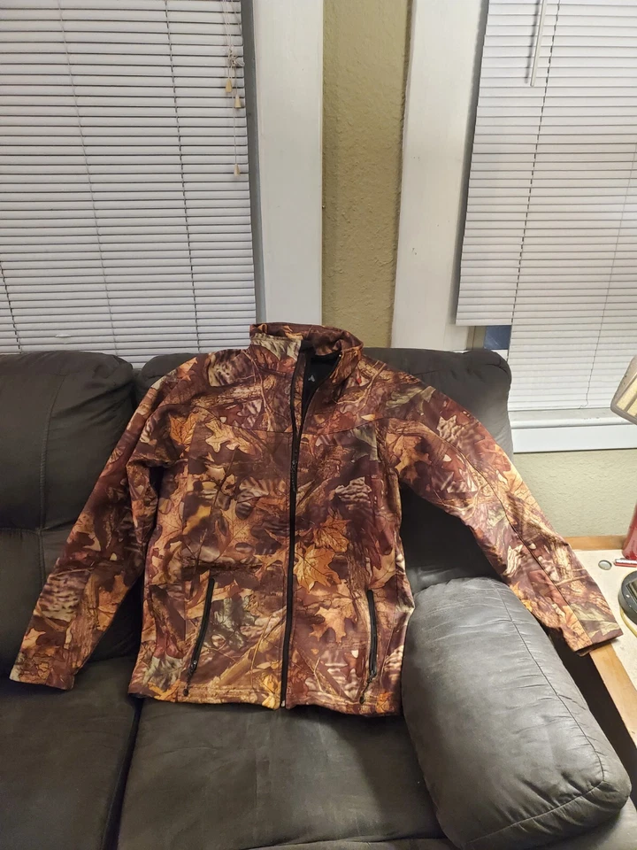 Vintage WFS Element Gear Camo Hunting Jacket Size Large - Image 1 of 4