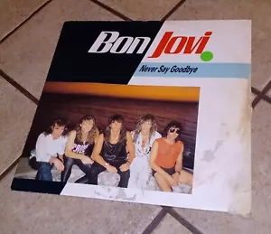 Bon Jovi Import 12" Record Never Say Goodbye/Silent Night 2 more songs.UK 1988 - Picture 1 of 5