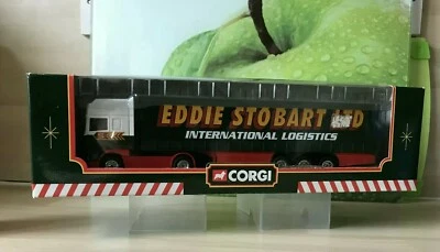 CORGI SUPERHAULERS TY87010 EDDIE STOBART DAF95 INTERNATIONAL LOGISTICS C/SIDER - Image 1 of 2