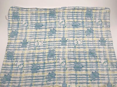 REGENT BABY PRODUCTS CORP MANTA AZUL BLANCO AMARILLO OSOS DE PELUCHE PELUCHE SUAVE 28x30 Foto 1 de 4