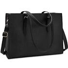 Laptop Bags for Women 15.6 inch Large Leather Tote Bag Ladies Laptop