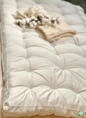 Sleep & Beyond myWoolly 3" Latex Wool Mattress Topper Bed 3 inch king queen - Image 1 of 4