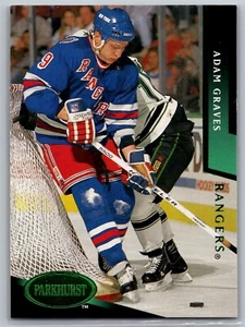 1993-94 Parkhurst - Adam Graves #134 New York Rangers NHL Hockey Card - Picture 1 of 2