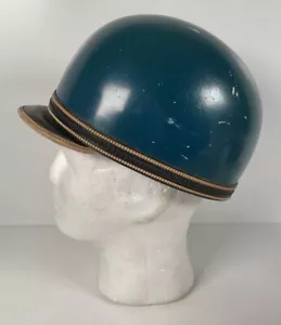 Vintage AGV Valenza Scooter Helmet Blue Knucklehead Cafe Racer - Bild 1 von 15