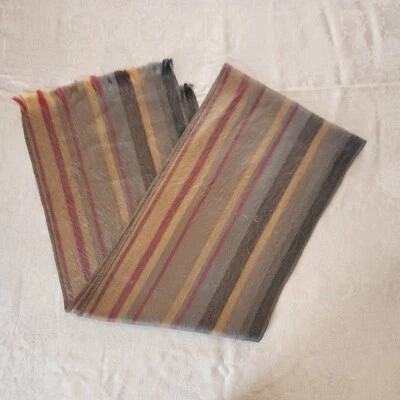 BEAUTIFUL Alpaca Wool Shimmering Pastel Scarf -Made in Ecuador - Image 1 of 4