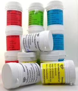 Paste lucidanti diamantate a base acqua, set di 15 barattoli, 0,1 - 63,0 micron - Foto 1 di 8