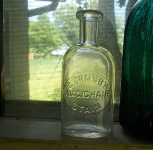 G.ORMSBY MAGIC HAIR STAIN 1889 STRAP SIDE BOTTLE FROM BOSTON - Picture 1 of 5