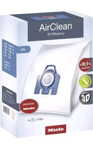 Miele 10123210 AirClean 3D Efficiency Dust Bag, Type GN | 4 Bags & 2 Filters - Picture 1 of 1