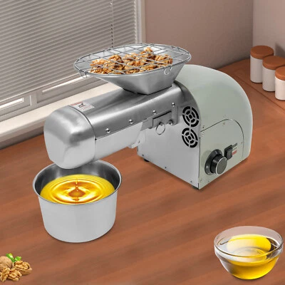 Máquina de prensado de aceite, molino de aceite eléctrico, máquina de extracción de aceite ¡EE. UU.! VENTA CALIENTE Foto 1 de 4