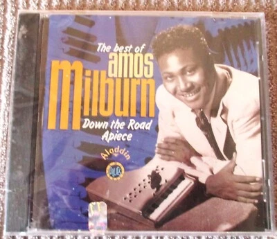Amos Milburn – The Best Of Amos Milburn  Down The Road Apiece CD 1993 NEW SEALED - Image 1 of 2