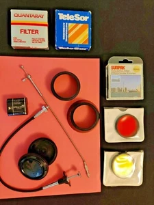 Vintage Camera Lovers Photgraphy Lot-Assorted Goodies & Accessories-Lenses-More! - Picture 1 of 7