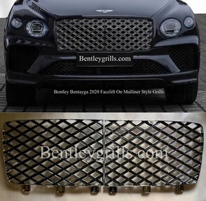 Bentley Bentayga Mulliner Edition Style Front Grills 2020 Facelift Model - Picture 1 of 22