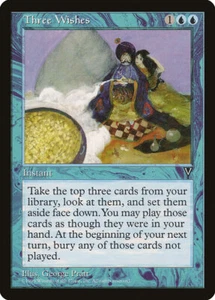 1x Three Wishes - LP - Visions - SPARROW MAGIC mtg - Picture 1 of 1