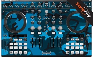 Native Instruments TK S4 MK2 | Blue Camo | Protective Decal | StyleFlip Skins - Picture 1 of 1
