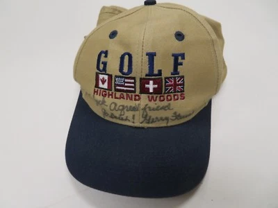 Notre Dame Golf Gerry Faust Signed Autograph Hat Cap Personalized Go Irish - Image 1 of 4