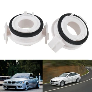 2x H7 LED Headlight Bulbs Adapter Holder Retainers Fit For BMW E46 2001-2006 - Picture 1 of 6
