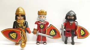 3x Playmobil Cavaliere Cuore di Leone - Cavaliere Cuore di Leone - Enrico il Leone - RARO PERFETTO - Foto 1 di 6