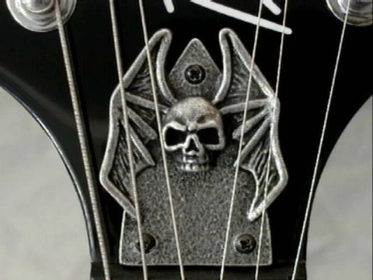CUBIERTA DE VARILLA DE BRAGUERO se adapta a guitarra bc rica MOCKINGBIRD PLACA DE METAL HECHA A MANO Foto 1 de 1