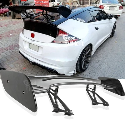 For Honda CR-Z CRZ 2011-2016 46" Adjustable Rear Trunk Spoiler Racing Wing Gloss - Image 1 of 4