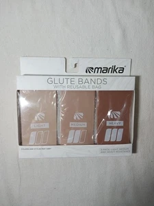 Marika Gesäßbänder 3er Pack leicht mittel schwer Widerstand Fitness Workout Home Gym - Bild 1 von 5