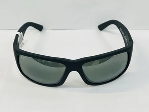 Maui Jim World Cup MJ 266-02MR Black Rubber Polarized Sunglasses Gray - Picture 1 of 7