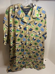 Tommy Hilfiger Herren Kurzarm Camp Kragen Button Down Classic Fit Freizeit Neu mit Etikett - Bild 1 von 5