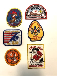 Lot Of Vintage Boy Scout Patches Monmouth New Jersey - Picture 1 of 2