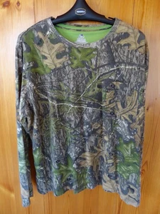 Mossy Oak Obsession Mens 2X Long Sleeve 60/40 Shirt Camo Hunting - Picture 1 of 3