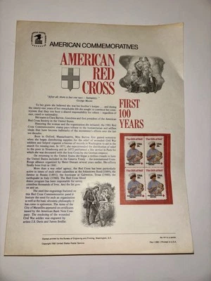 USPS Commemorative Panel CP141, 18c American Red Cross, Sct 1910, Unopened! - Image 1 of 4
