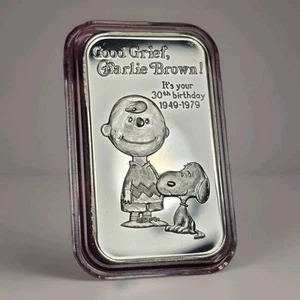 1979 Good Grief Charlie Brown Greathouse Productions #16 Silver Bar Ultra Rare - Picture 1 of 9