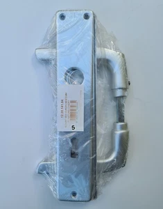Türdrücker Türklinke Drückergarnitur aus Aluminium silber eloxiert, Buntbart (5) - Bild 1 von 4