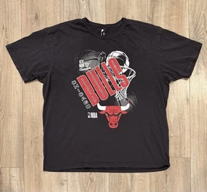 NBA Chicago Bulls 6X Champion Herren T-Shirt Large schwarz OLD NAVY - Bild 1 von 8