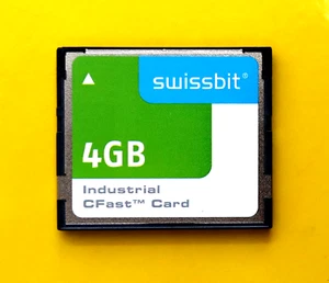 NEU: Swissbit 4GB Industrial CFast Card F-240 SATA SLC 4 GB (Compact Flash CF) - Photo 1/3